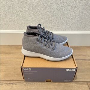 Allbirds Wool Runner-Up Mizzle Medium Grey Running Sneaker size 9 NIB